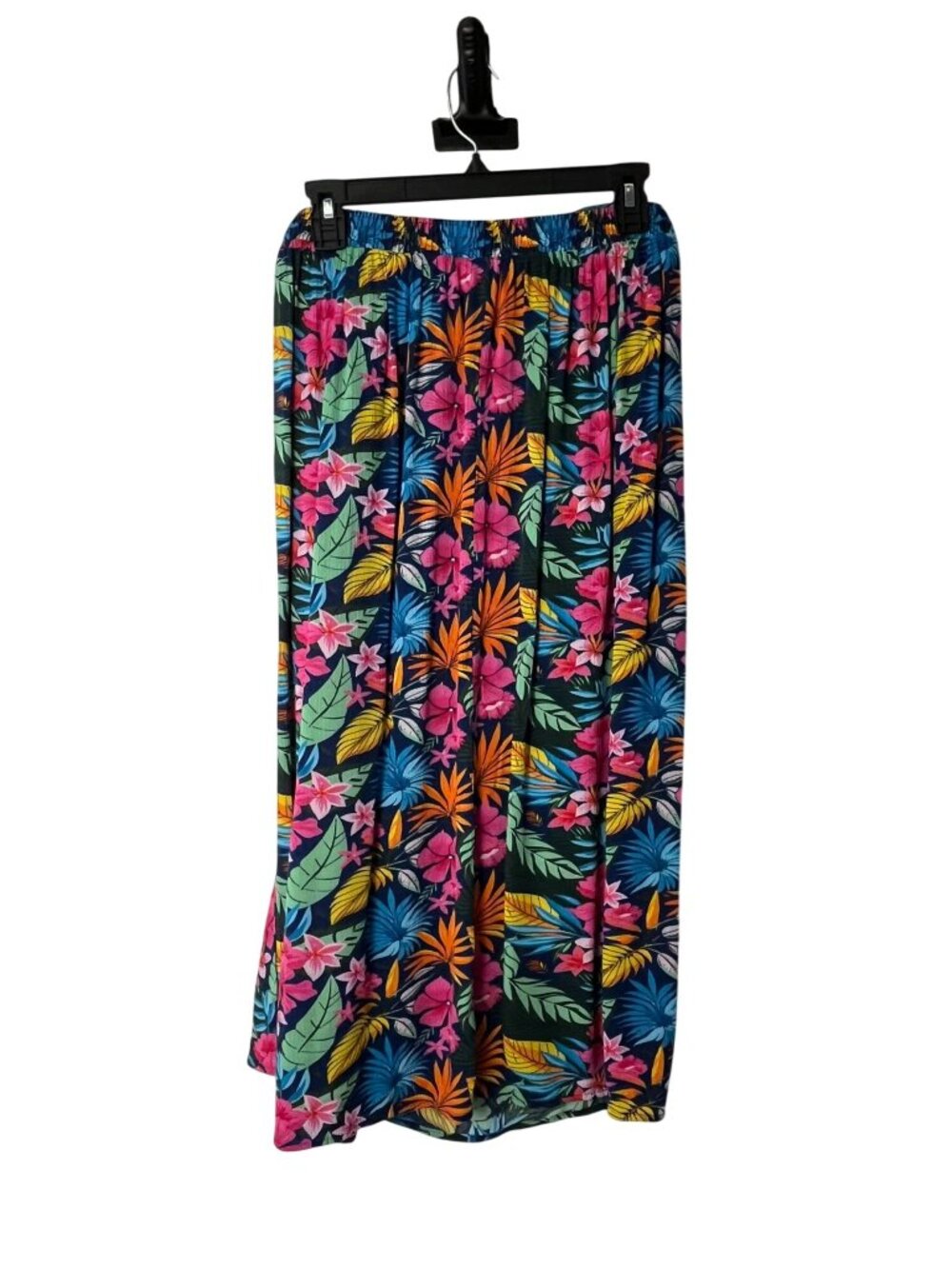 Serra Women’s M Tropical Floral Swim Cover-Up Skirt Twist Front Used Pull-On - Picture 2 of 11
